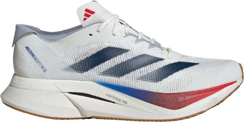 adidas Adizero Boston 12 Mens Running Shoes - White