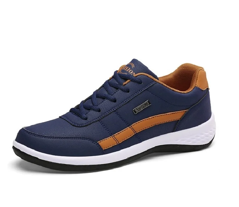 Casual Men's Leather Sneakers WIENJEE model 2021