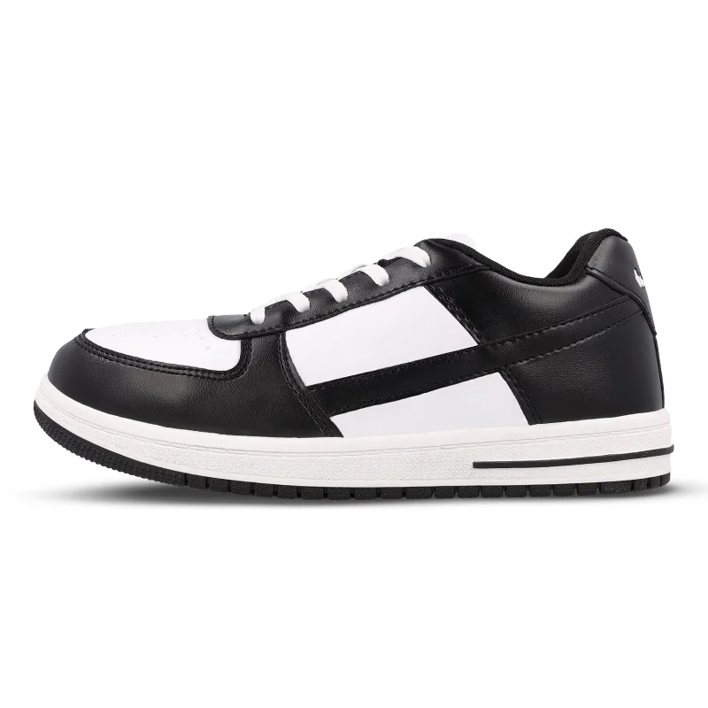 Walkaroo Men Walking Shoes - WY3335 Black white