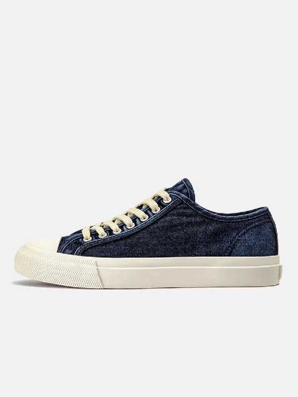 American Retro Denim Blue Canvas Shoes