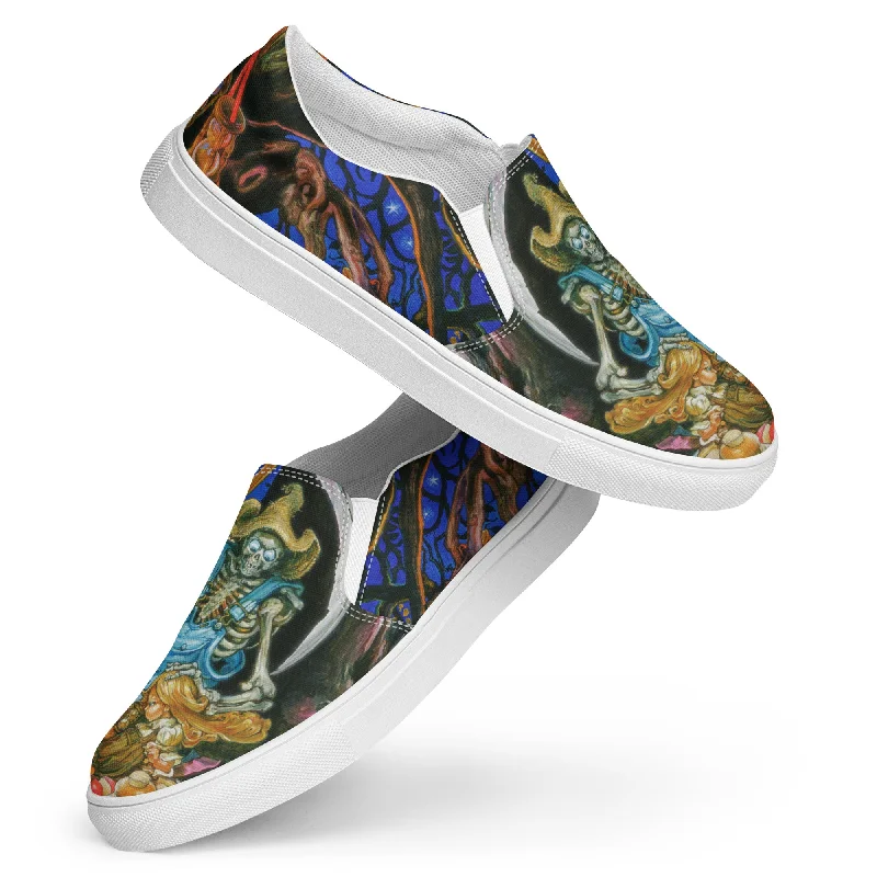 Women’s Reaper Man slip-on canvas shoes *US SIZES SHOWN! USE CHART!