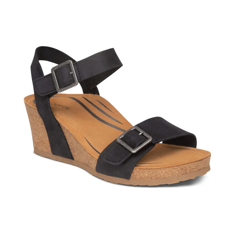 Aetrex Lexa, Quarter Strap Wedge