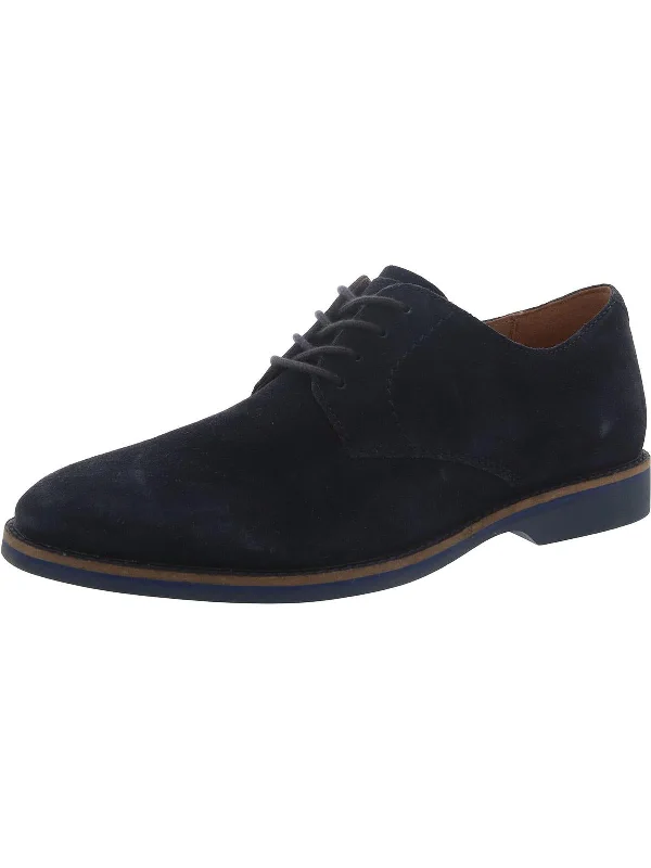 Atticus Lace Mens Nubuck Lace Up Oxfords