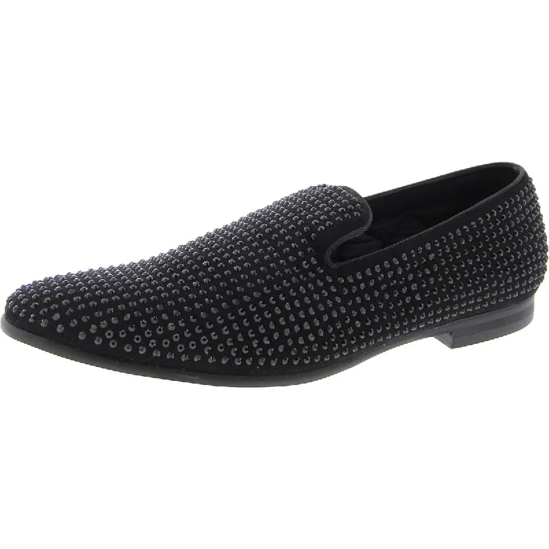 Cavia Mens Embellished Plain Loafers