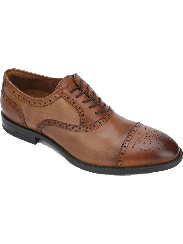 Future Pod Laceup Mens Leather Lace Up Oxfords