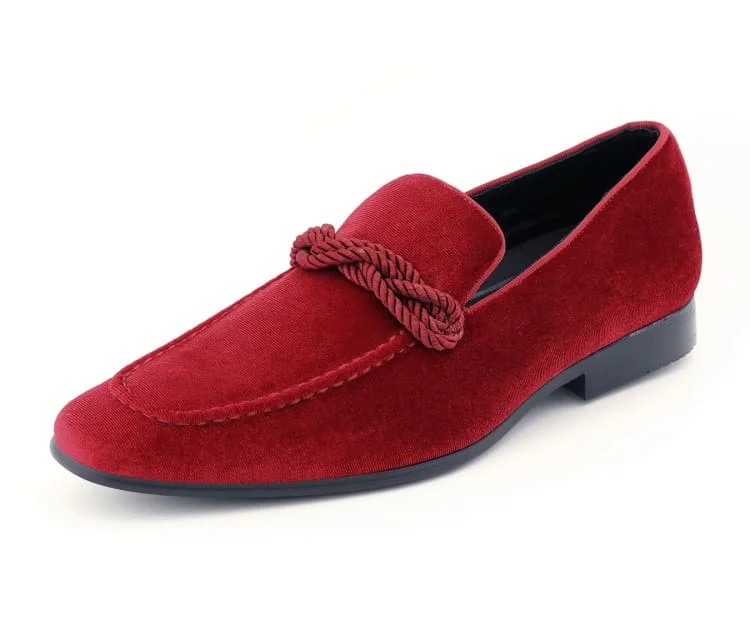 Men Dress Shoes-Esses Red