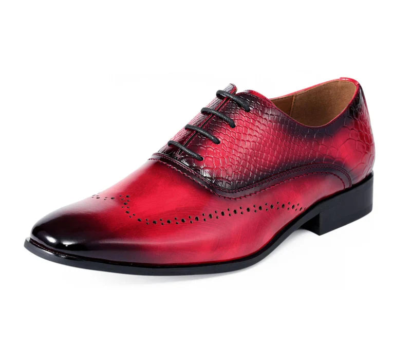 Men's Dress Shoe Burk Red