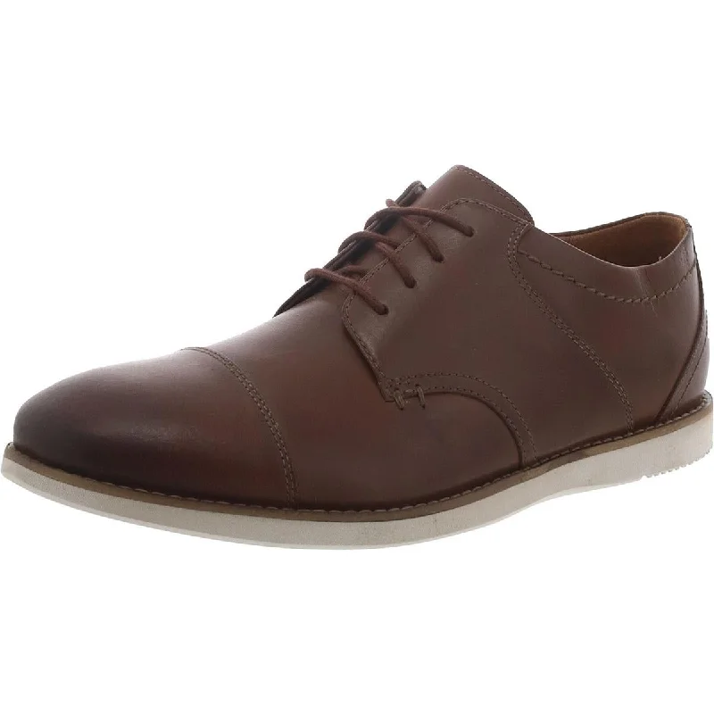 Raharto Vibe Mens Cushioned Footbed Lace Up Oxfords