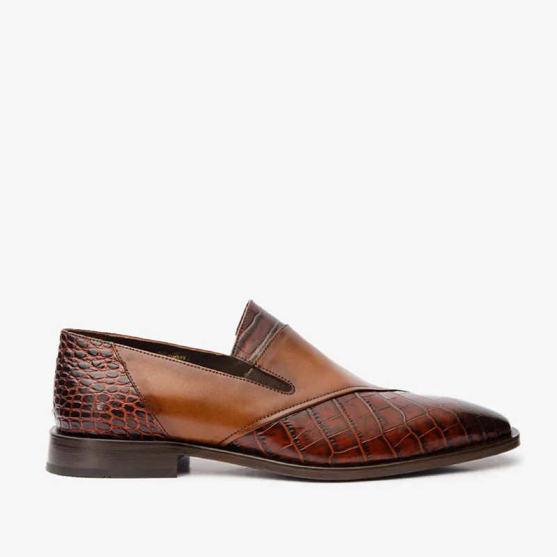 The Mississippi Tan Leather Loafer Men Shoe