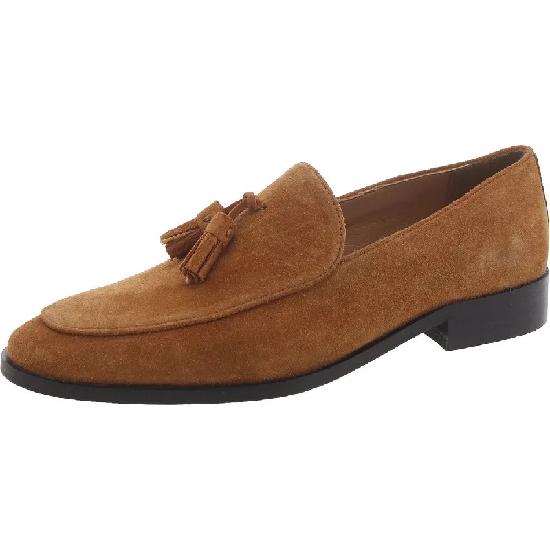 Tommaso Mens Suede Tassel Loafers